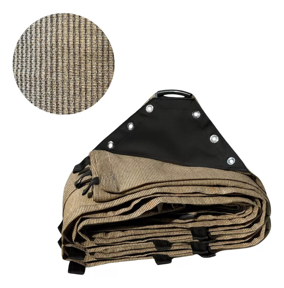 Malla Sombra Inmatmex Raschel 90% 3x4 M Confección Reforzada